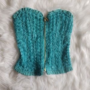 Varga Sleeveless Blue Top